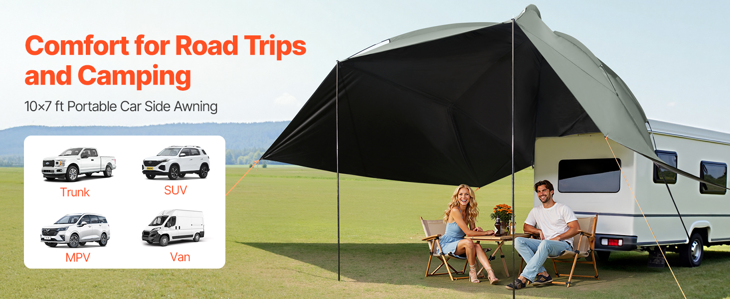 Amazon.com: VEVOR Versatility Camping Tent, Auto Canopy Sun Shade